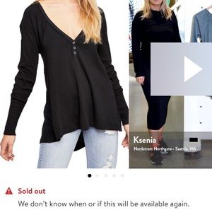 Free People Citrine Textured Cotton Blend Top